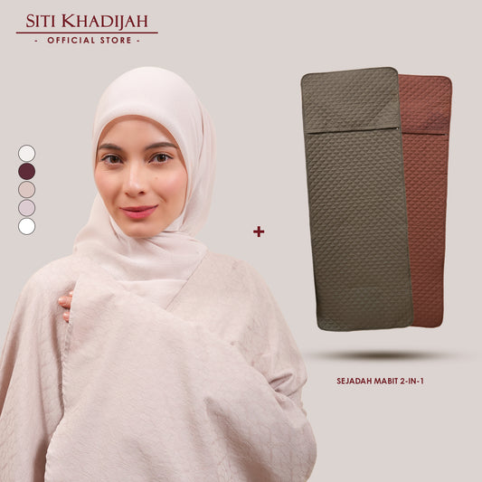 [SK CORAK MERDEKA] FLAIR CAPE NAHARA + SEJADAH MABIT 2-IN-1