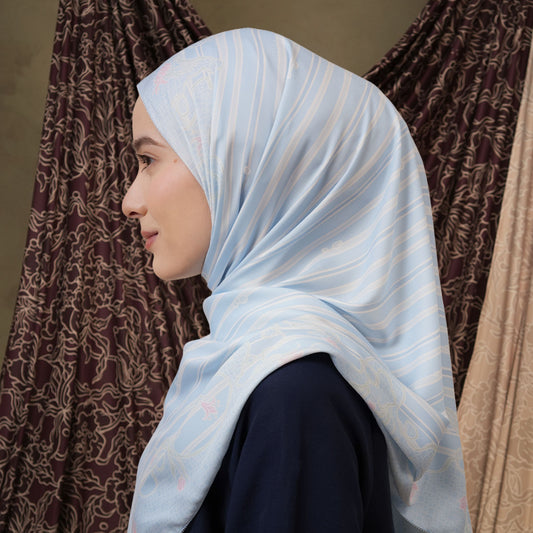 Embun Fajar Alur Matte Satin Shawl