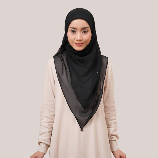 Diamante Voile Square