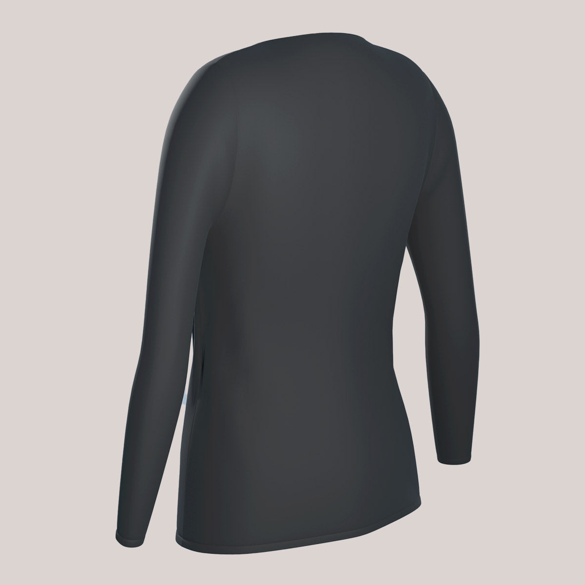 Fitted Inner Top Crew Neck Long Sleeves