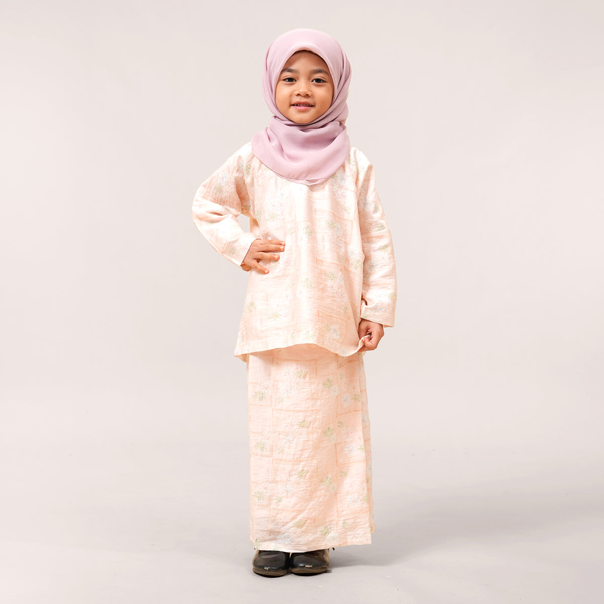 Velora Embroidered Kurung Kedah Cilik