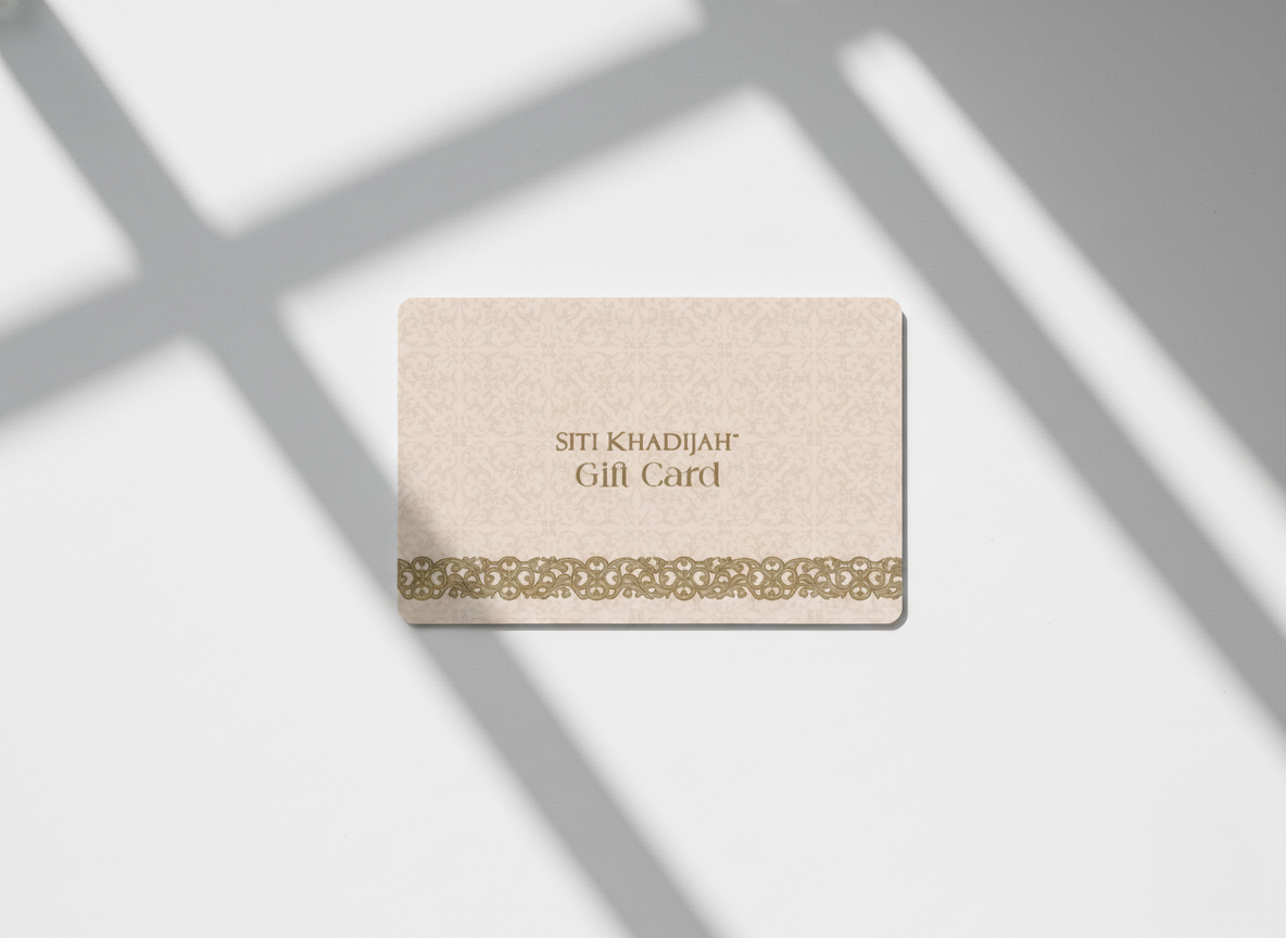 Siti Khadijah Exclusive Gift Card – Mushafe Edition